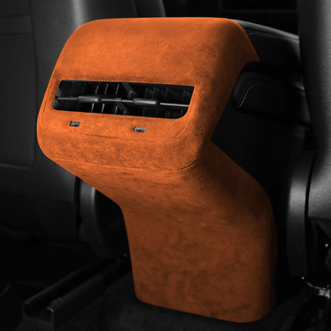 Tesla Suede Rear Air Outlet Hood 7