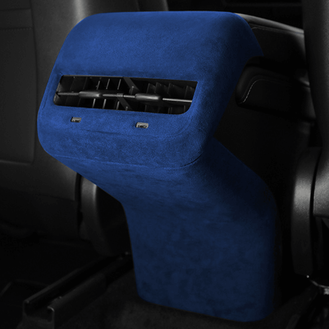 Tesla Suede Rear Air Outlet Hood 4