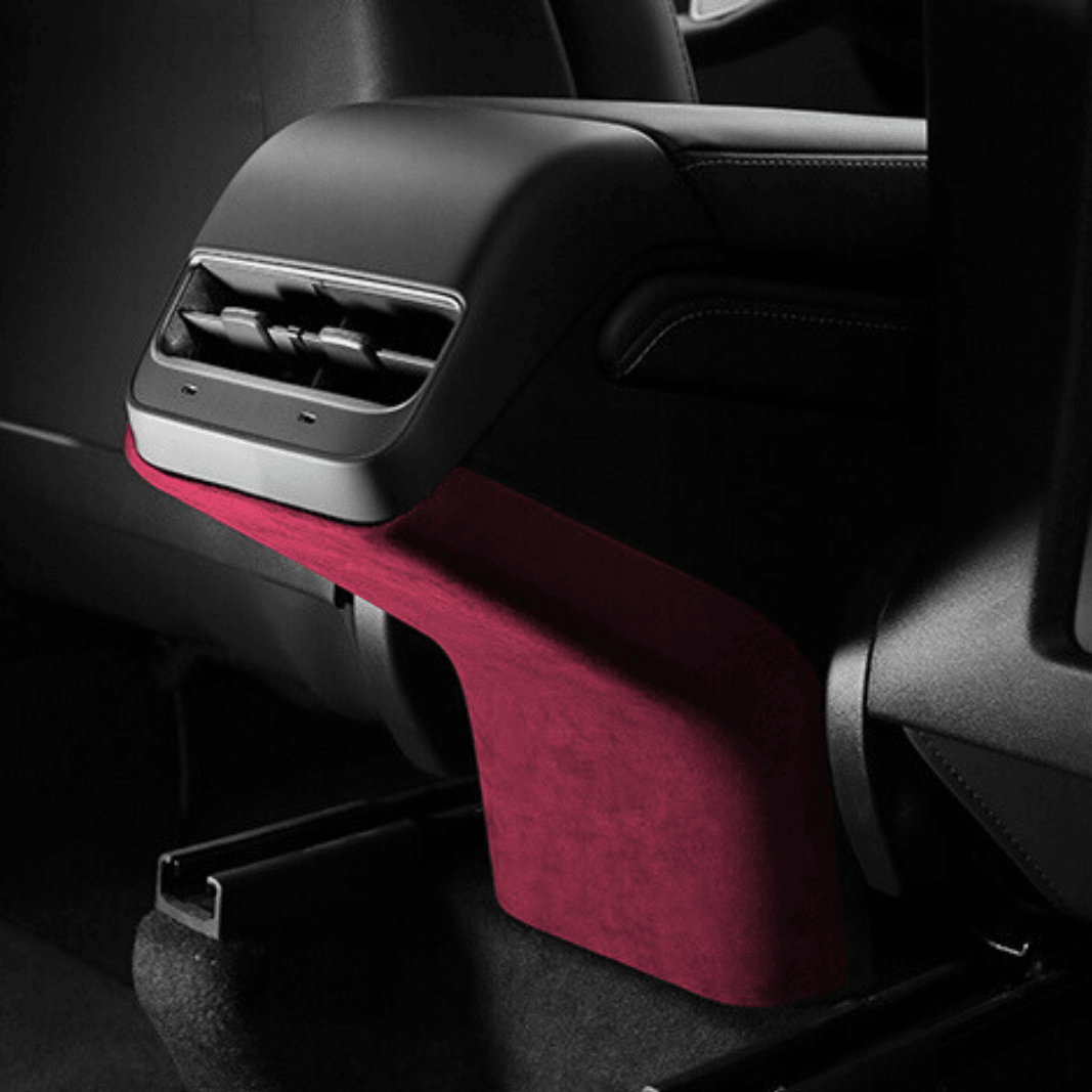 Tesla Suede Rear Air Outlet Hood 2