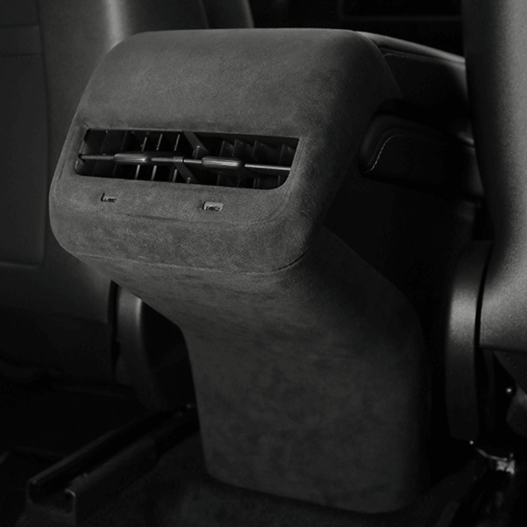 Tesla Suede Rear Air Outlet Hood - TESAC