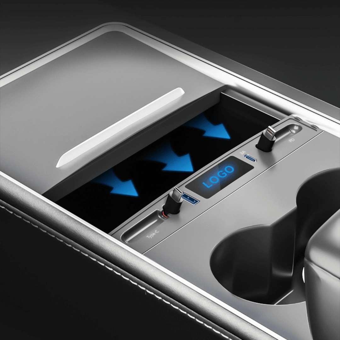 Tesla Centre Console USB Hub - TESAC