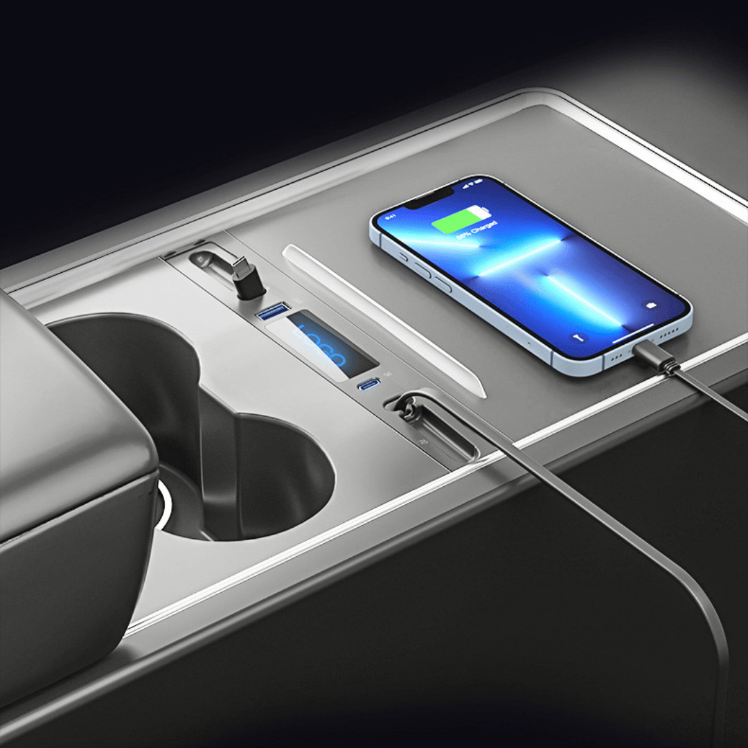 Tesla Centre Console USB Hub - TESAC