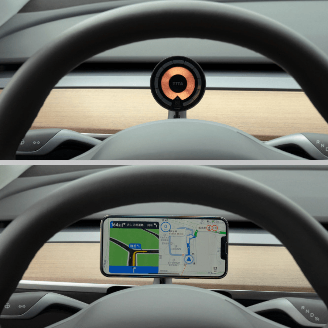 Tesla Steering Wheel Phone Charger - TESAC