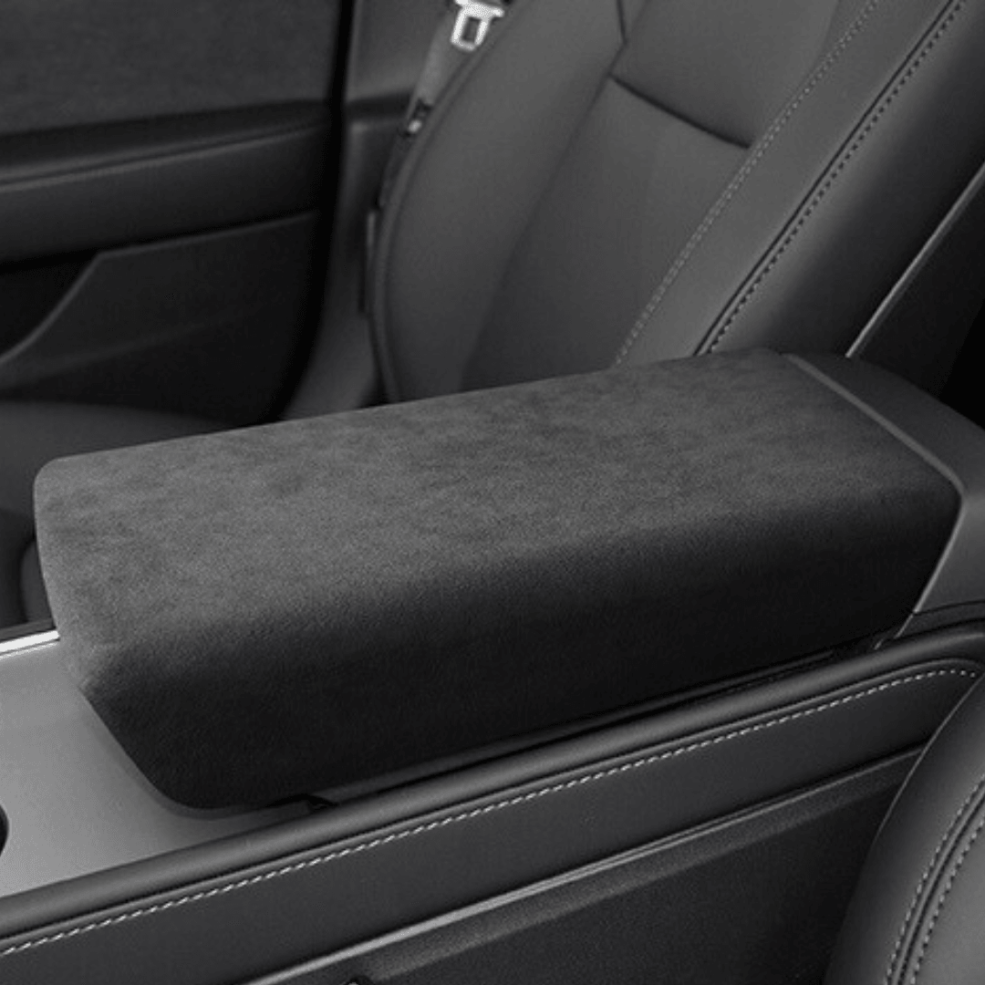 Tesla Suede Armrest Box Cover - TESAC