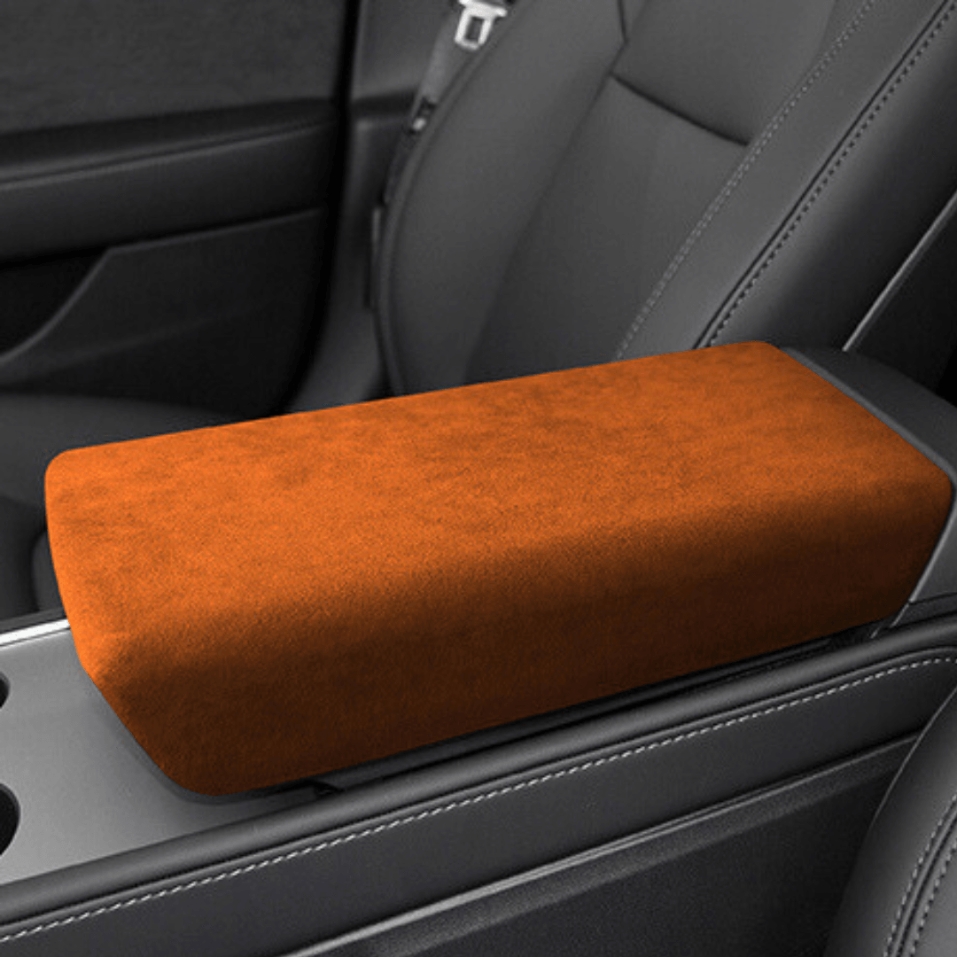 Tesla Suede Armrest Box Cover - TESAC