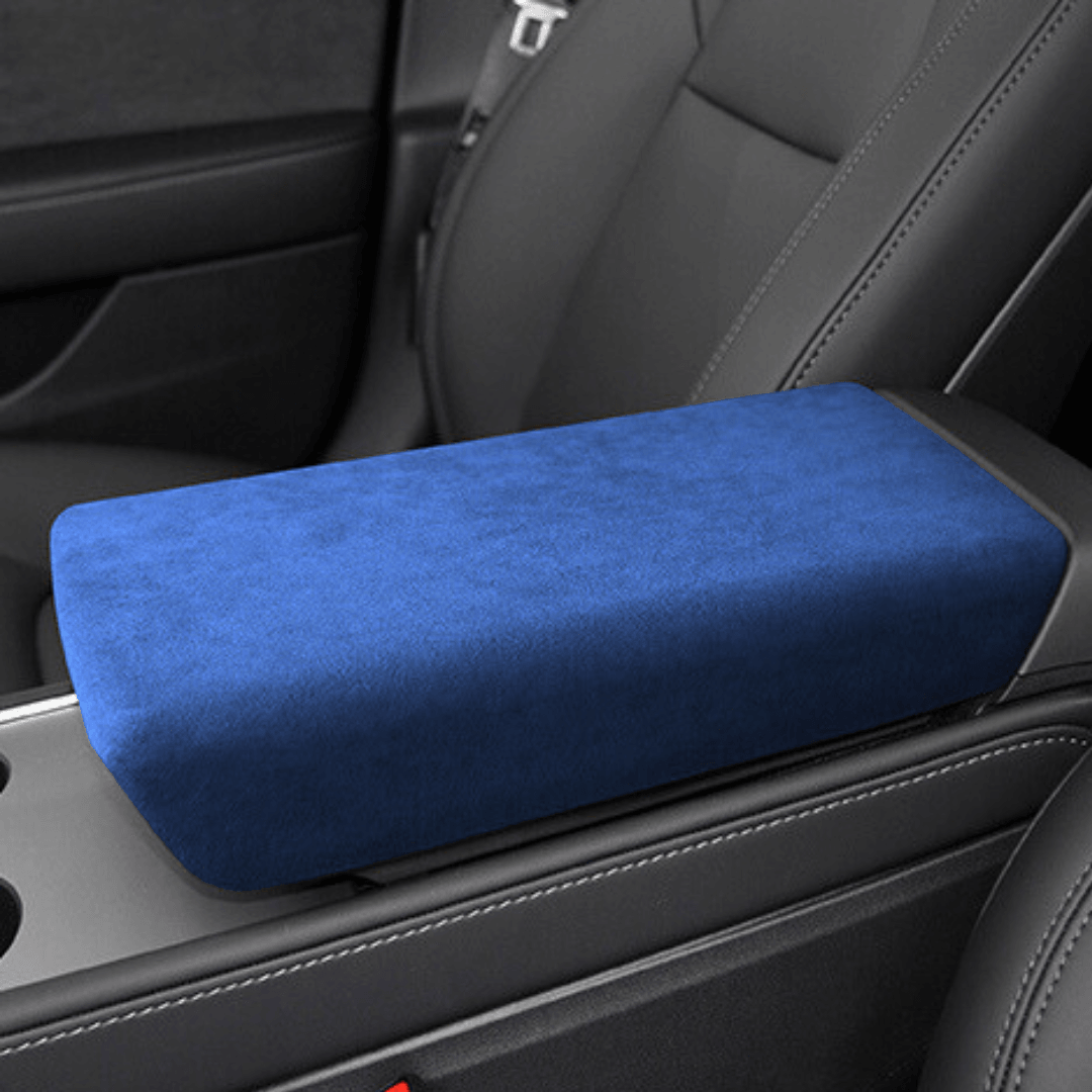 Tesla Suede Armrest Box Cover - TESAC