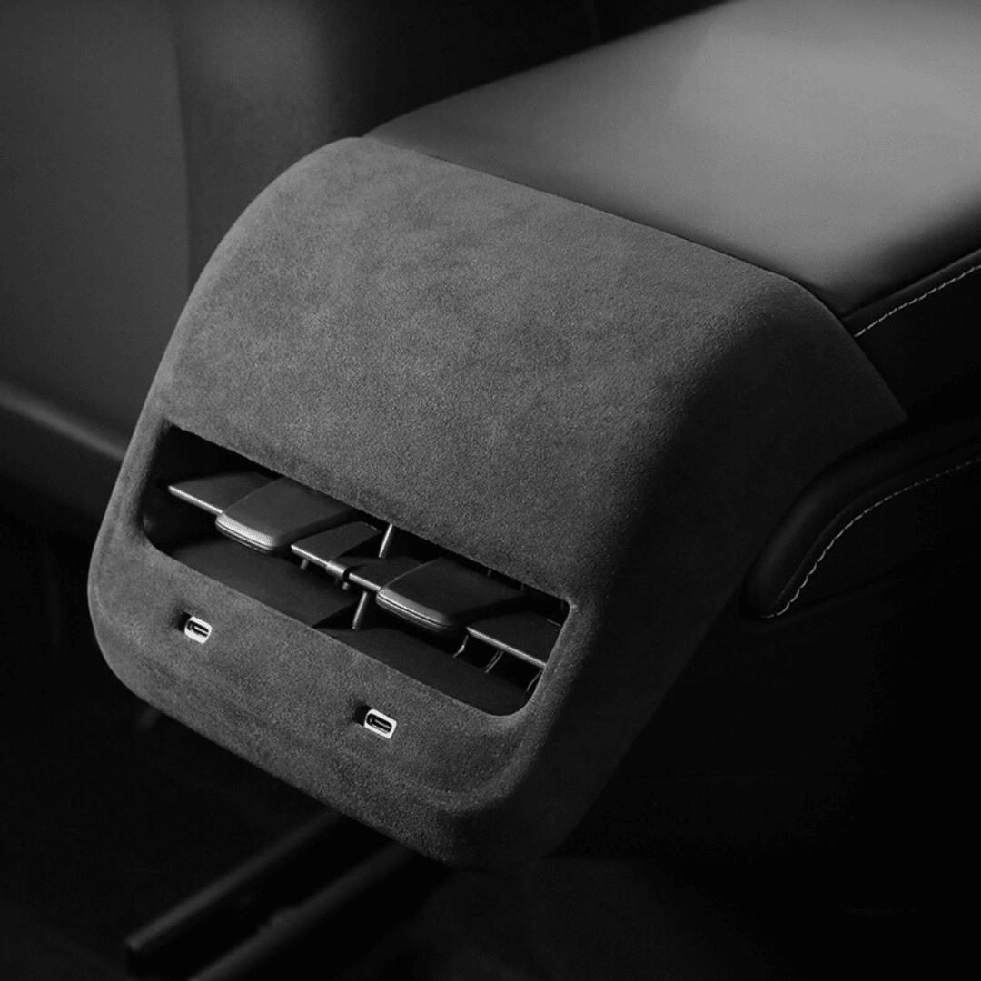 Tesla Suede Rear Air Outlet Hood - TESAC