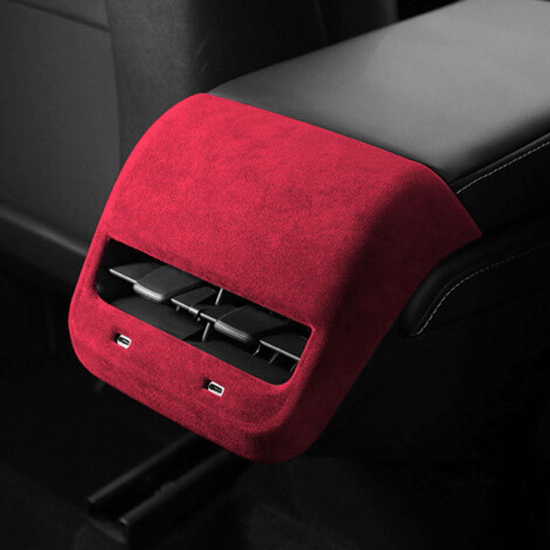 Tesla Suede Rear Air Outlet Hood - TESAC