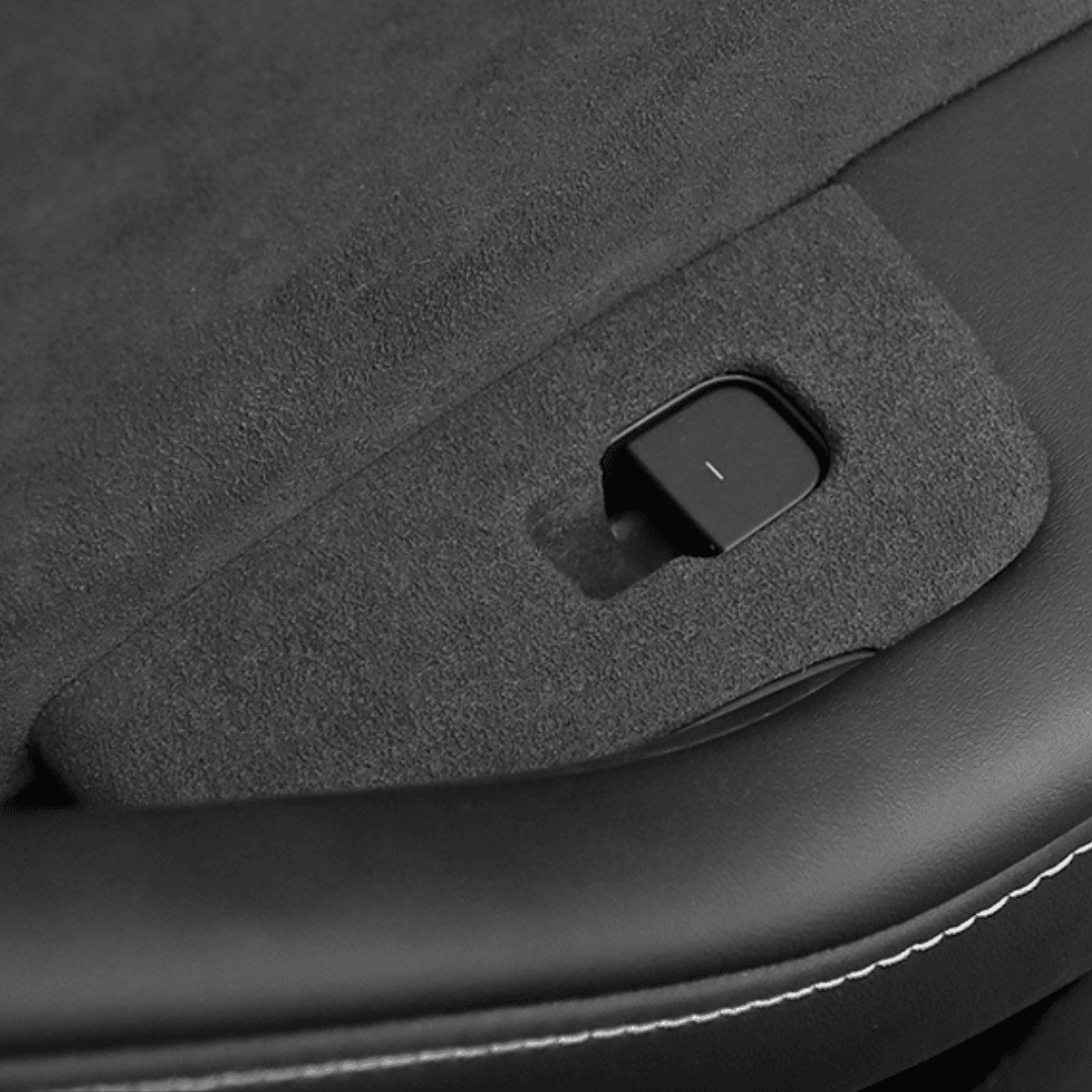 Tesla Suede Window Button Panel - TESAC